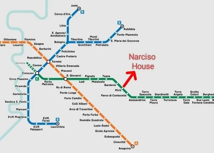 Narciso House - 7 Stops From Colosseo
